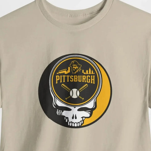Grateful Dead - The Ballpark Collection: Pittsburgh Edition Grateful Dead Steal Your Face T-Shirt - MLB - StealieShop